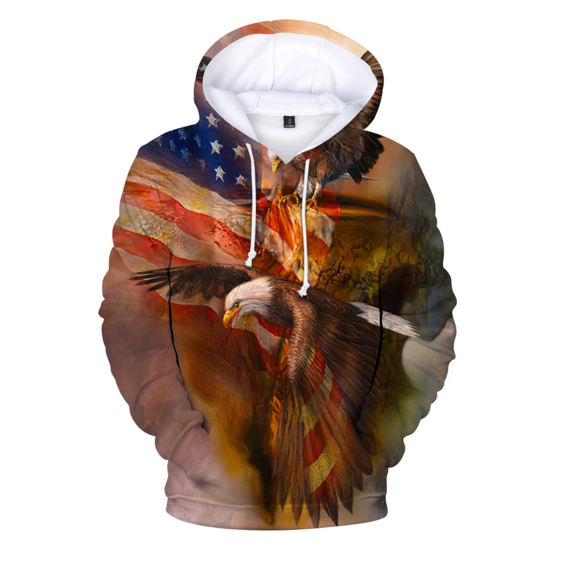 

Anime Cartoon Hoodies Sweatshirts Autumn Spring Casual Men's Eagle 3D Oversized Sweatshirt Hip Hop Thin Streetwear Hip Hop Male