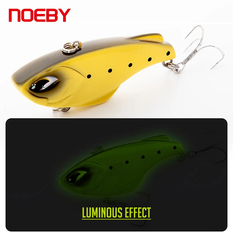 

NOEBY 62 мм с наружной резьбой 14g оптовая продажа для доставки прикорма и оснастки опускается на дно VIB искусственная приманка для ловли рыбы, твердая Джеркбейт рыболовный Воблеры NBL1905