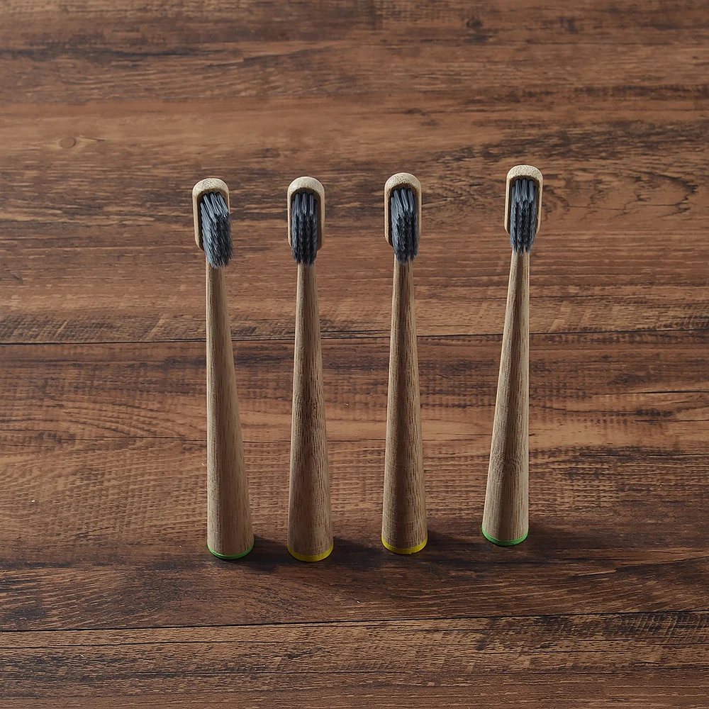 Новая зубная щетка из бамбукового волокна для родителей и ребенка 2 шт. в упаковке