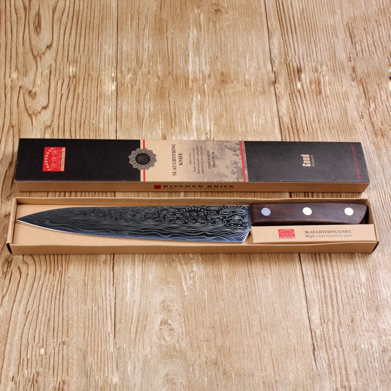 Японские кухонные ножи из Дамаска имитация овощей нож для кухни в западном стиле