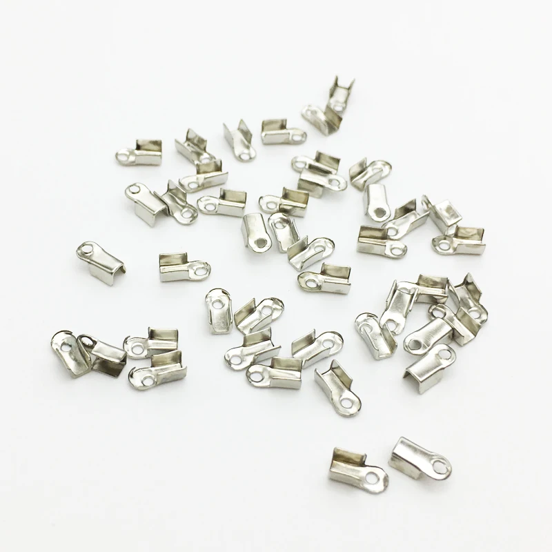 200 шт./лот модные ювелирные изделия ожерелье/шнур обжимные наконечники 3*6 мм |