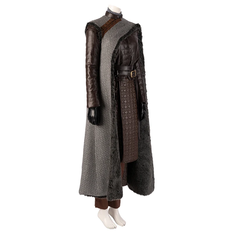 Costume Melisandre Arya Stark Costume Cosplay Adult Halloween Christmas Faux Leather Women Sets