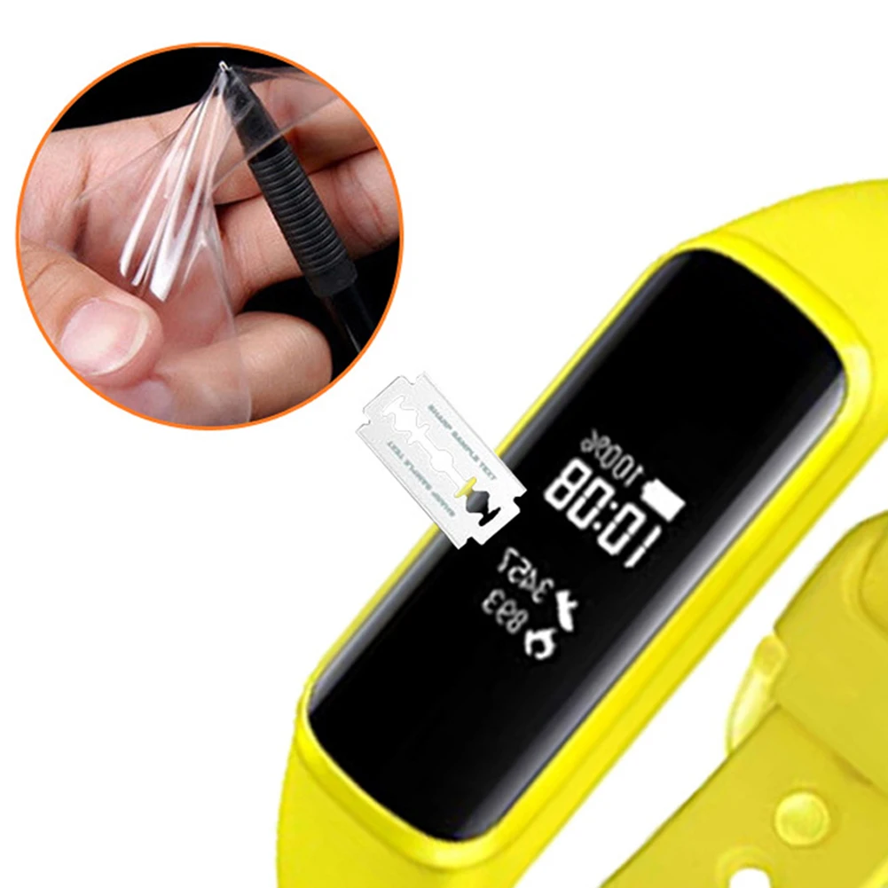 Защитная пленка для экрана с защитой от царапин смарт-браслета Samsung Galaxy Fit E 3 шт. |
