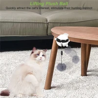 electric automatic lifting cat ball cat interactive puzzle electric automatic lifting plush ball smart pet cat ball toy