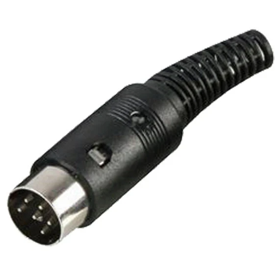 DIN 6-контактный 6-полюсный 6P MIDI-кабель для передачи данных Штекерный разъем