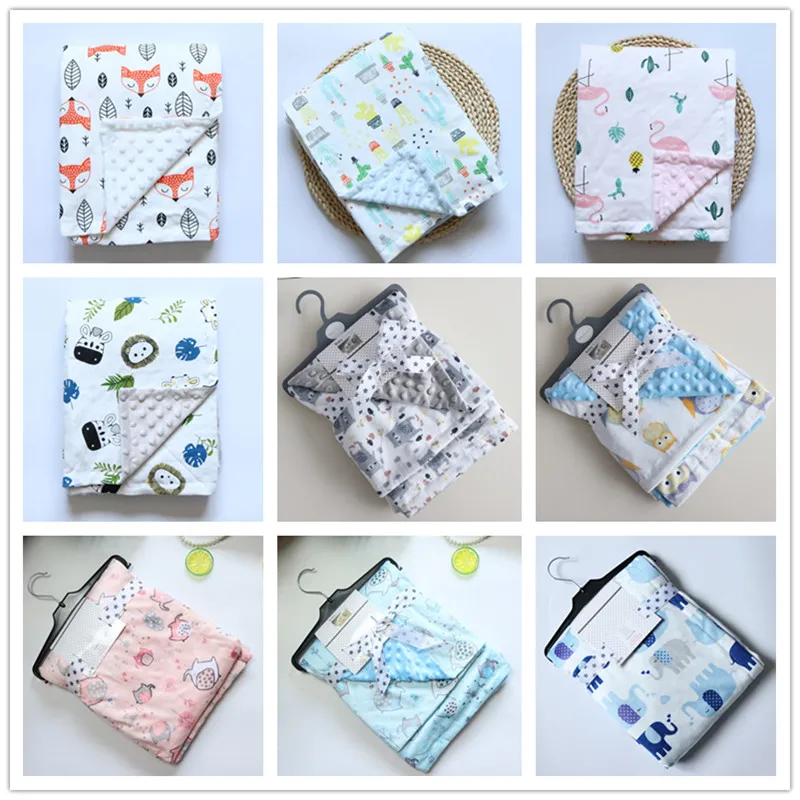 Высококачественное детское одеяло зимнее двойное фланелевое в виде совы и