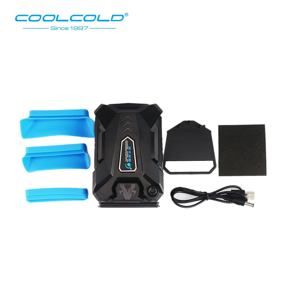 Охлаждающий вентилятор COOLCOLD портативный кулер для ноутбука USB внешний с
