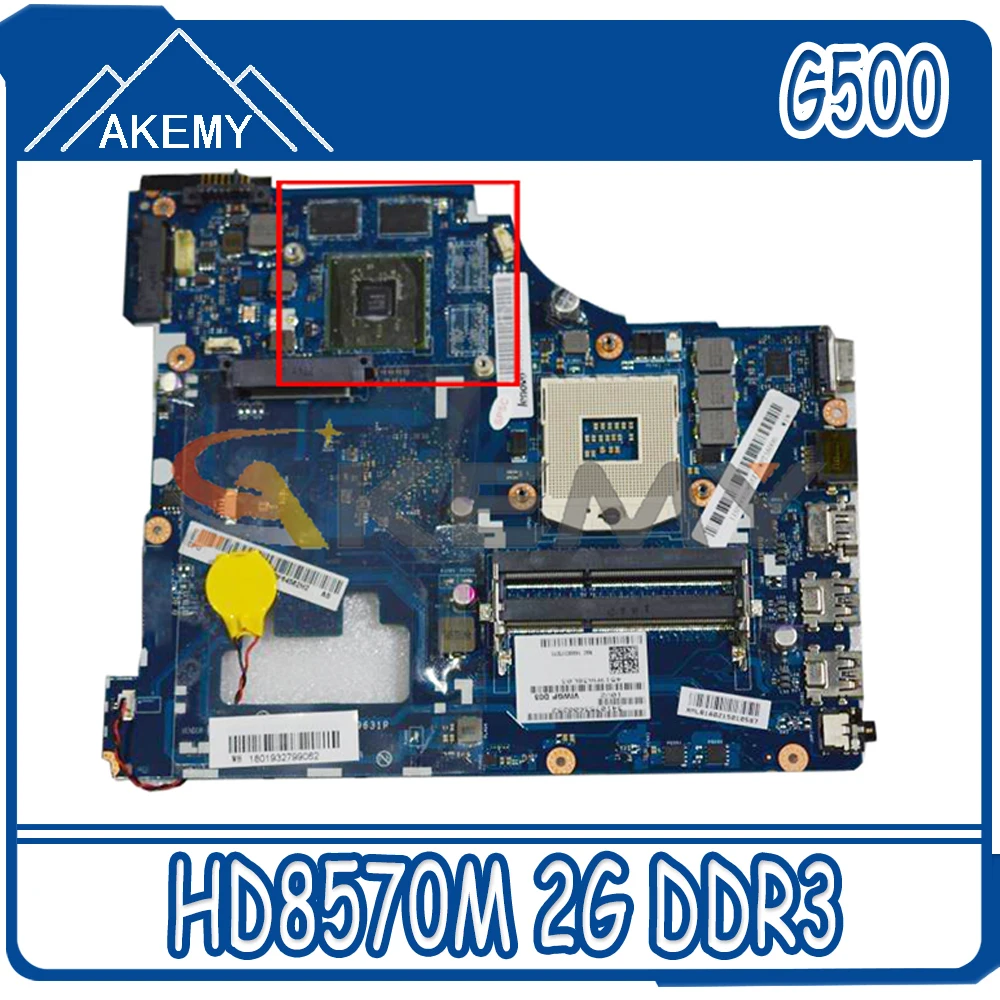 Akemy VIWGP/ LA-9631P     Lenovo G500    90002822 PGA989 HD8570M 2G DDR3 100% 