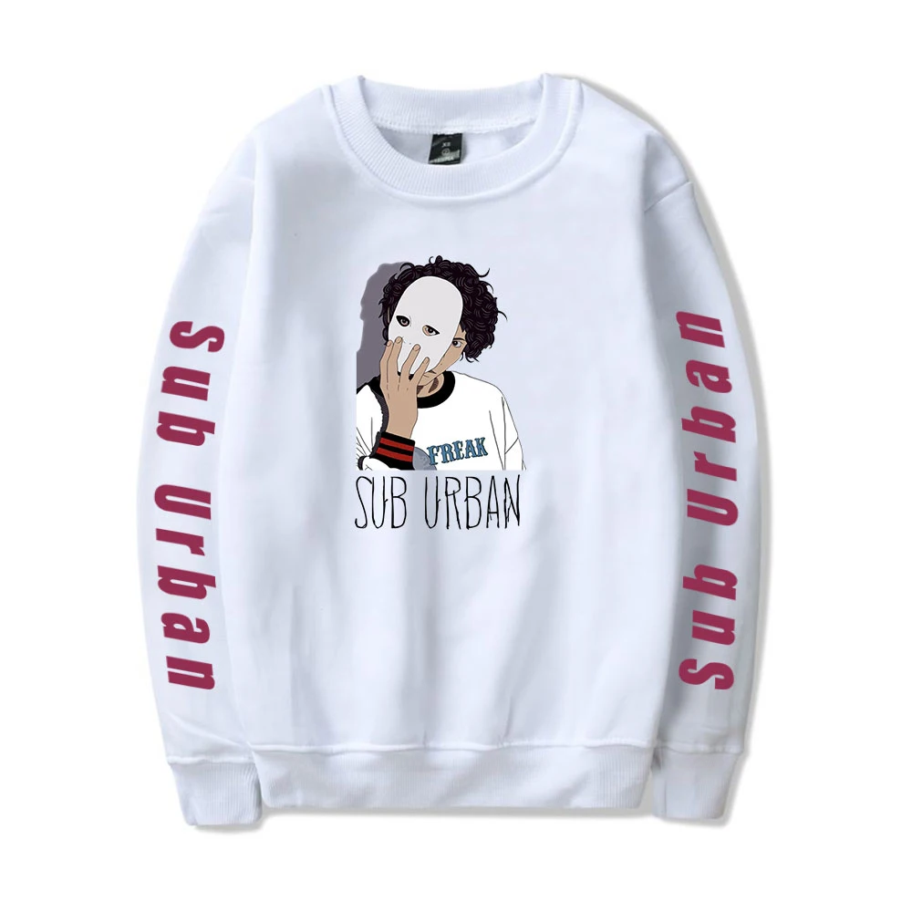 

WAMNI Sub Urban Round Neck Sweatshirt Unisex Fashion Sweatshirt Pullover Harajuku Breathable Tops Hip Hop Tops Hot O-neck Loose