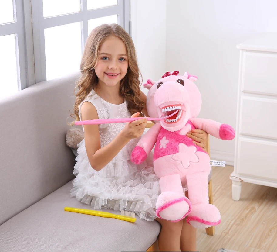 Зубная щетка для раннего образования кукла рукоделия украшение