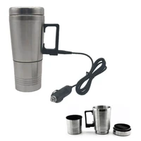 24v stainless steel car heating cup coffee bottle warmer heated travel mug traveling camping vehicle heating cup