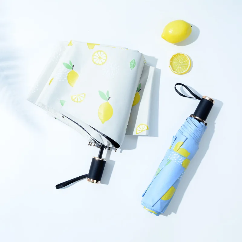 Новый модный зонтик с милым рисунком Ветрозащитный складной двухслойный