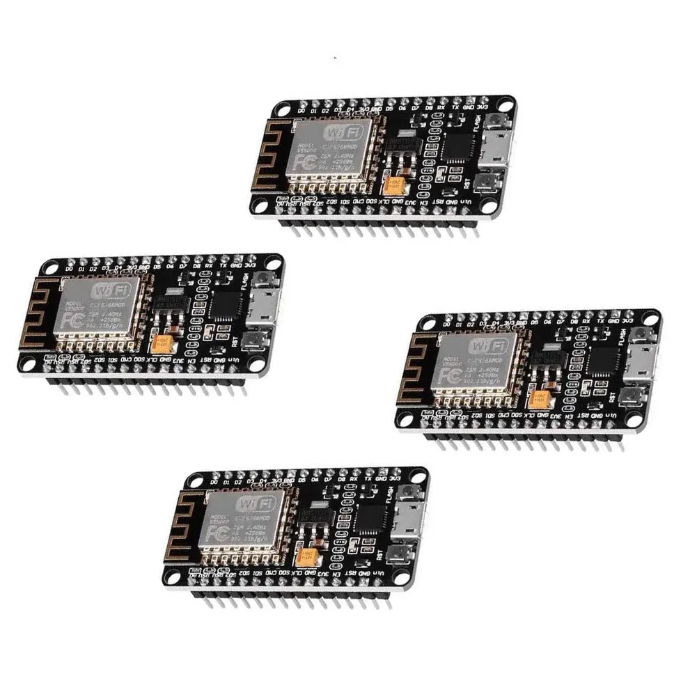 

4PCS Development Board WiFi Internet Development Board Wireless Module WIFI ESP8266 CP2102 NodeMcu Open Source Serial Modul
