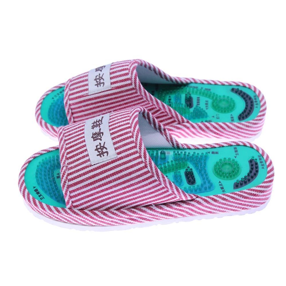 1 пара точки стопы массажные тапочки точечный массаж Магнитный Рефлексология