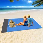 200 см водонепроницаемое карманное пляжное одеяло, складной коврик для кемпинга, матрас, портативный легкий коврик, открытый коврик для пикника, песочный пляжный коврик