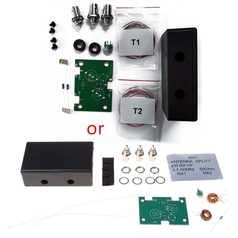 

Антенный сплиттер DIY комплекты RX HF 0,1-50 МГц 50 Ом ТВ спутниковый коаксиальный кабель сигнала с 2 портами приемника