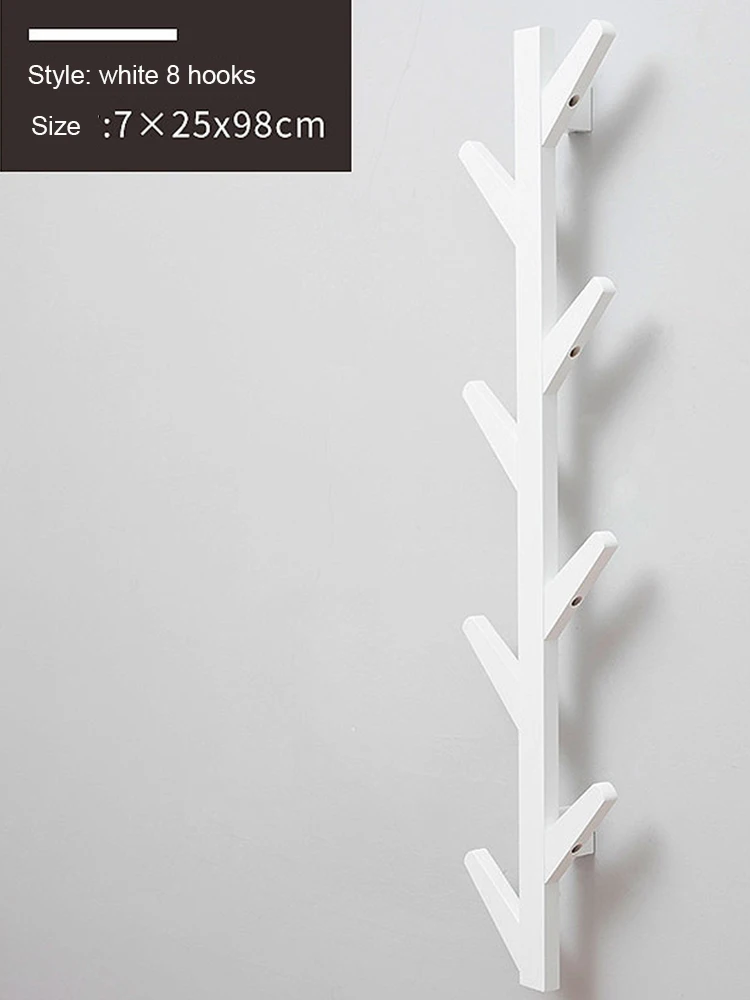 

Настенная вешалка из бамбука Mrosaa JP150420 6/8/10 крючков