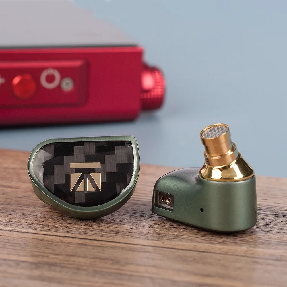 Металлические наушники вкладыши KBEAR с алмазным покрытием из карбона (DLC) ЧПУ 2