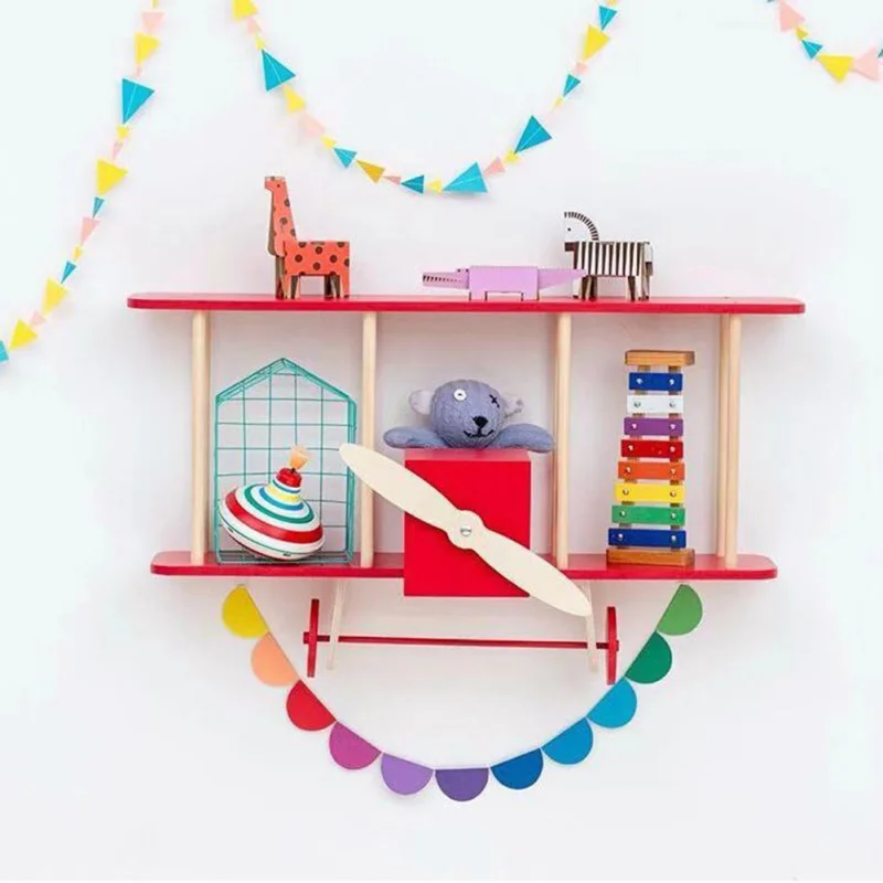 Nordic Стиль Цветной флаги украшение детской комнаты вечерние Войлок цветы