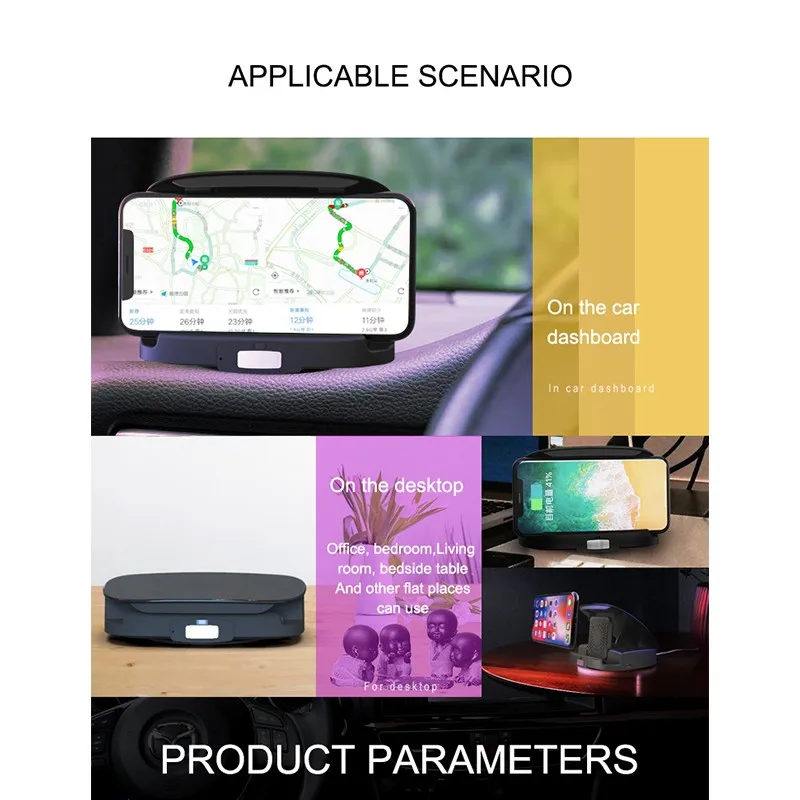 new smart car wireless charger mobile phone holder automatically opens closes infrared touch dual sensor wireless car charger free global shipping