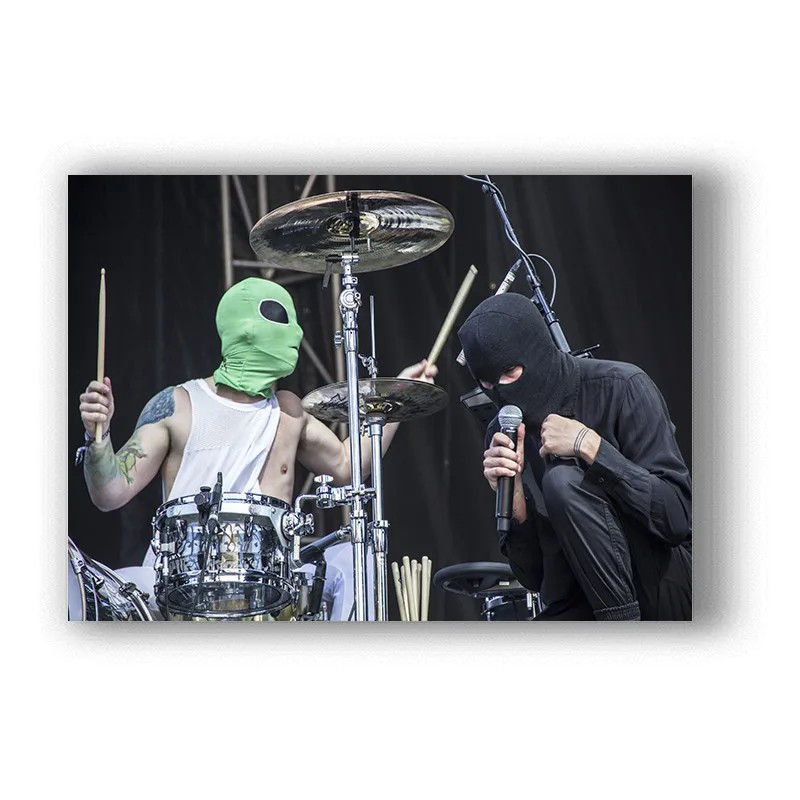 Бумага с белым покрытием Twenty One Pilots распечатывает четкое изображение гостиная