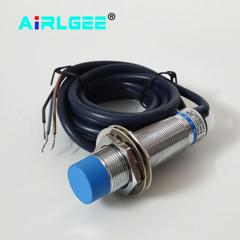 M18 синий топ DC6-36V 300mA NPN NC 3 провода 8 мм Бесконтактный Индуктивный датчик приближения Переключатель LJ18A3-8-Z/AX