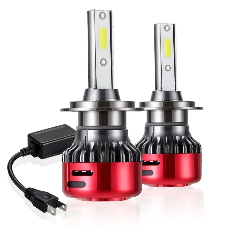 

1Pair Waterproof Car Headlights LED H4 H7 H11 Lights Bulbs 12000LM DC9-30V 80W Auto Fog Lamp 6000K