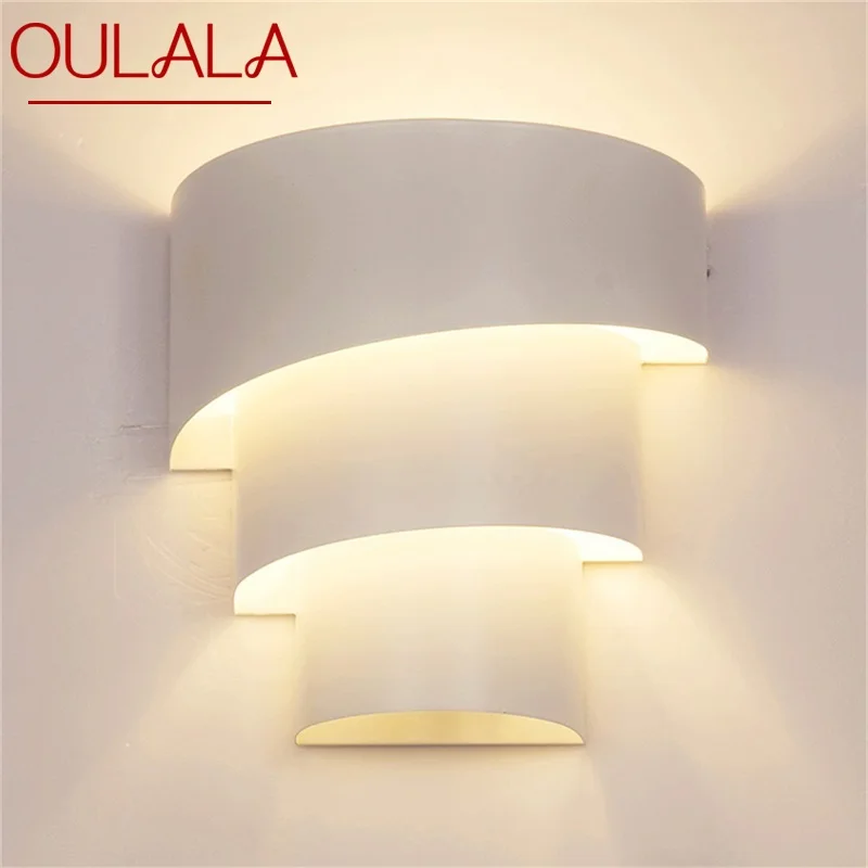 

OULALA Wall Lamps LED Modern Nordic Simple Indoor Sconces Lights For Home Living Room