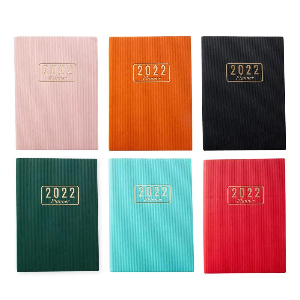 

2022 Time 365 days Schedule Book A5 Newest PU Notepads Creative Planner Reminder Timetable Desk Dates Diary planne