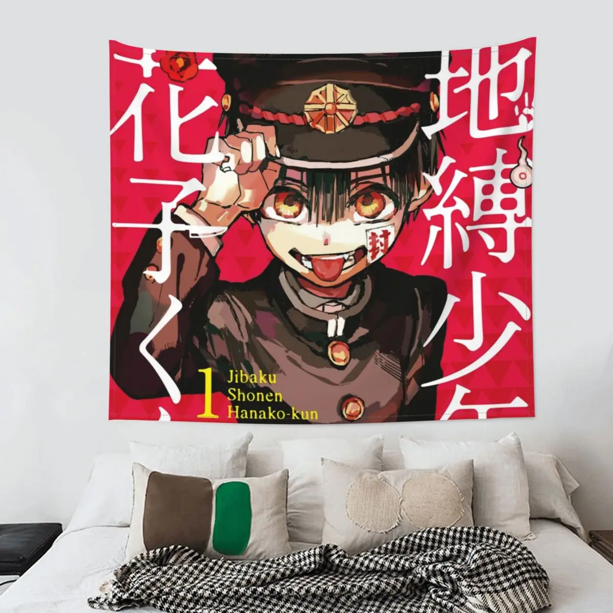 

Toilet Bound Hanako Kun Manga Tapestry Hippie Fabric Wall Hanging Anime Kawaii Room Decoration Table Cover Art Wall Carpet