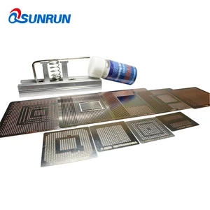 9 шт. трафареты для Xbox PS3 + 1 бутылка 0,6 мм 25K припой + 1 шт. прямой обогрев реболлинга