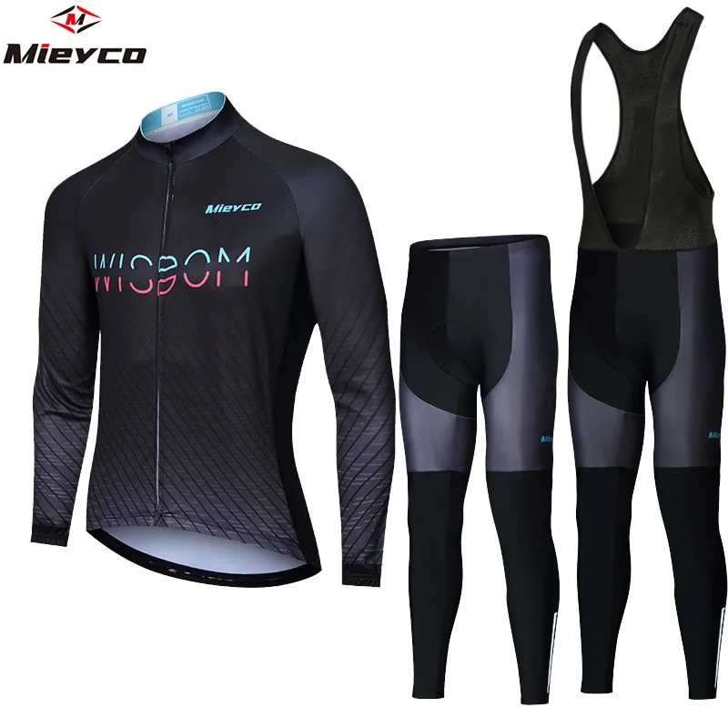

Мужской дышащий велосипедный комплект с длинным рукавом, одежда для горного велосипеда, осенняя длинная трикотажная футболка, велосипедна...
