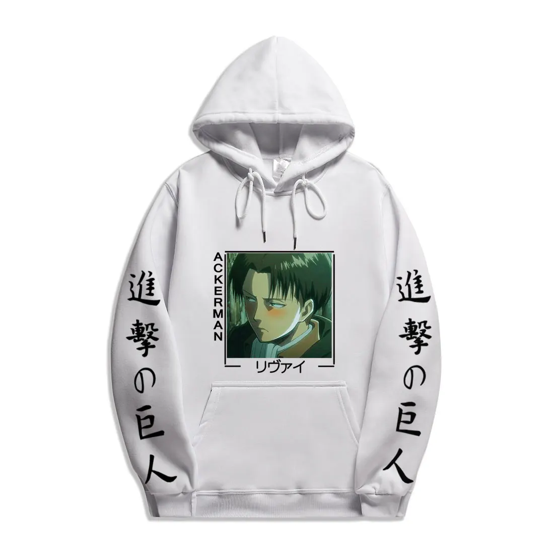 

Japanese Anime Attack On Titan Hoodies Cool Pullover Sweatshirt Unisex Clothing Casual Harajuku Loose Tops For Spring