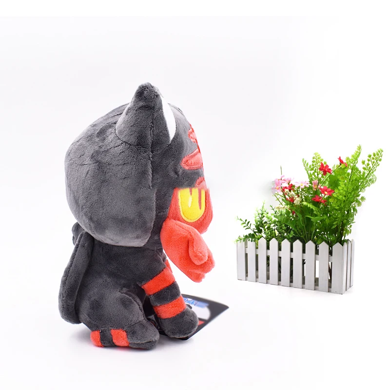 2 стиля куклы животных Litten Evolution Alola Incineroar Solgaleo Lunala SUN/MOON Мягкая Плюшевая Кукла