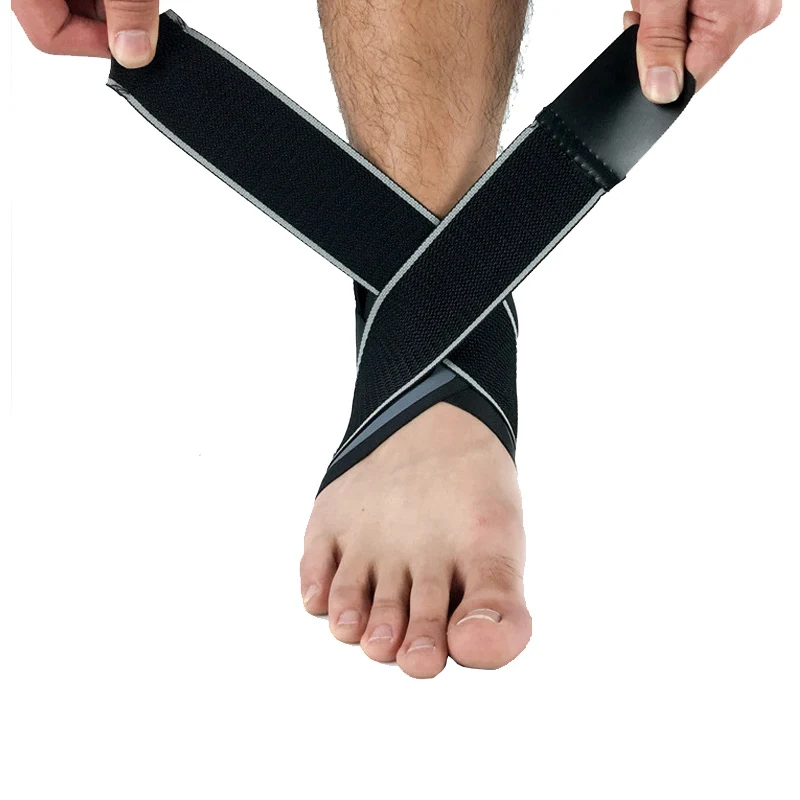 Ankle Support Brace Elasticity Free Adjustment Protection Foot Bandage Sprain Prevention Sport Fitness Guard Band Updated