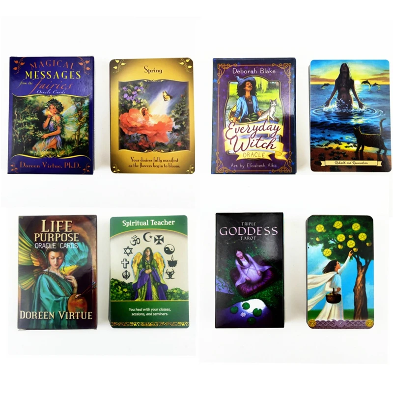 Tarot Cards Oracle Guidance Divination Fate Deck Playing Card Holiday Family Party Gift Wholsale | Дом и сад