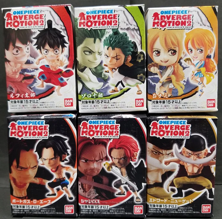 SALE0a ONE PIECE BANDAI рекламная игрушечная фигурка-Луффи Зоро Нами Эйс Шанкс Эдвард