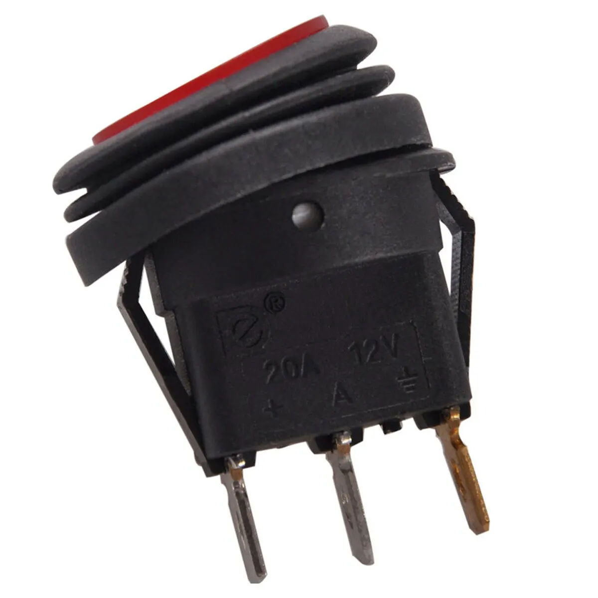 Тумблер переключатель постоянного тока с крассветодиодный светильник катором 12