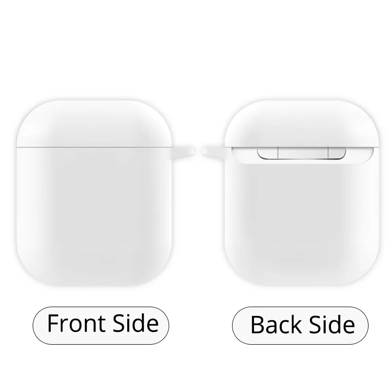 Чехол для наушников на Рождество Bluetooth беспроводные наушники для Apple AirPods 2 силиконовые чехлы для подушки безопасности защитный чехол - Цвет: EJTWHI000