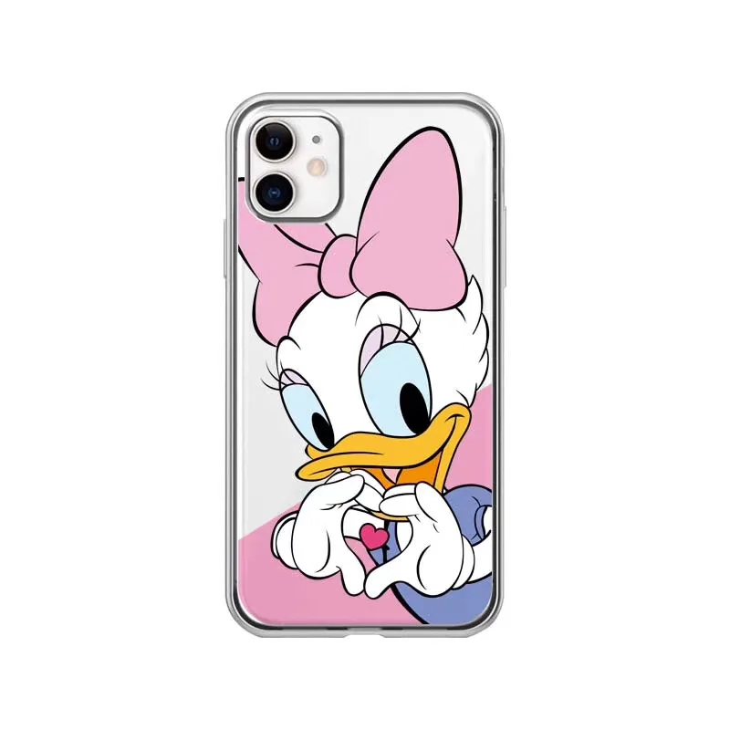 style8 dxbx Чехол с милым рисунком Минни Ститч биглс для iPhone 11 Pro Max Xr X Xs 7 8 6 s Plus Дональд Дак Дейзи Принцесса мягкий чехол - Цвет: style8 dxbx