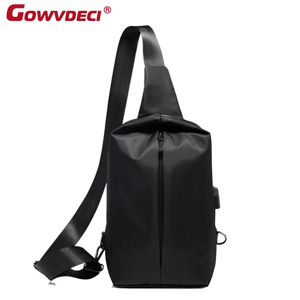 

Men's Chest Bag Simple Travel Shoulder Messenger Bag Student Tide Brand Messenger Bag Small Bag Trend Messenger Bag
