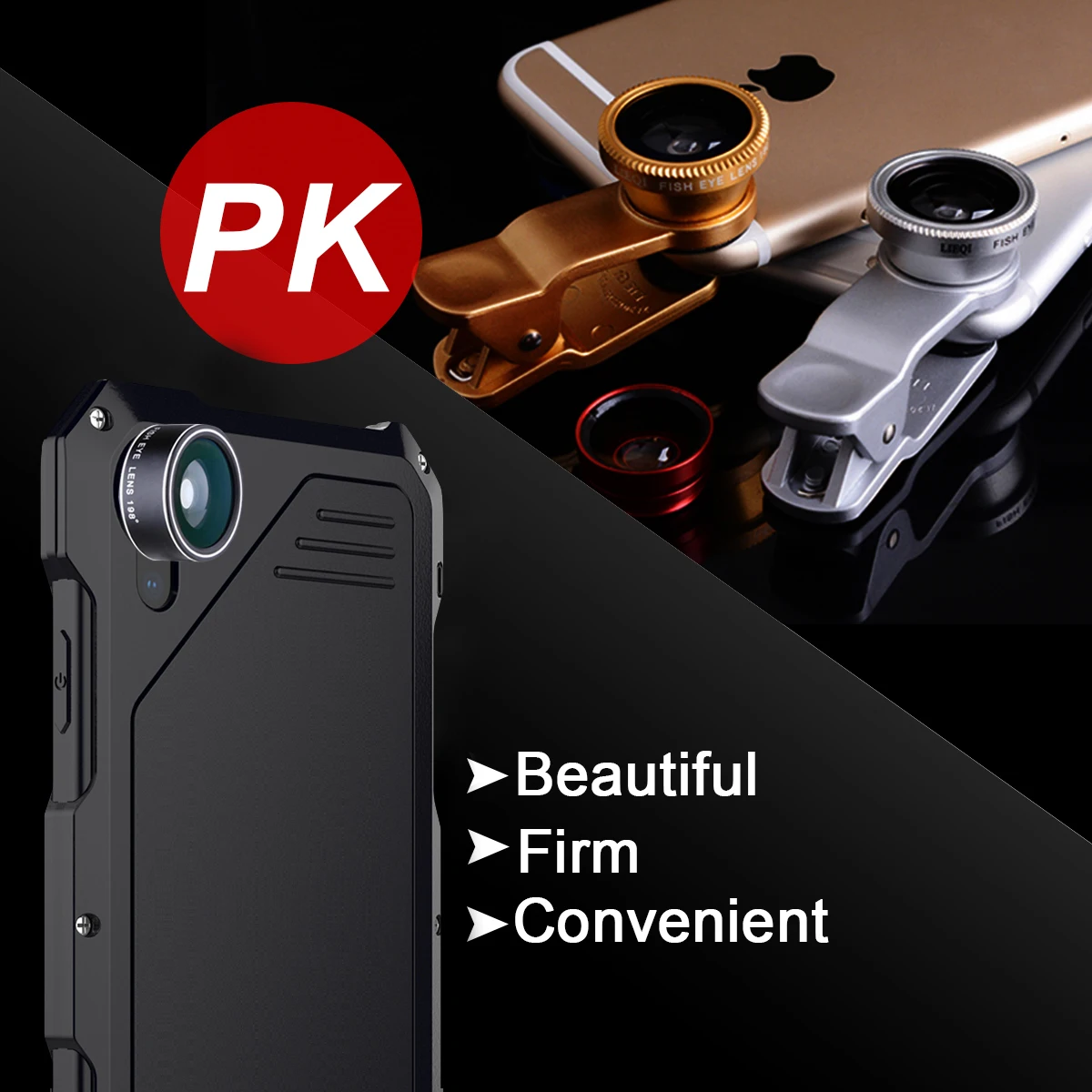 

Shockproof Case for iPhone 11 Pro Max X XR XS Max 8 7 Plus SE 2020 Luxury Waterproof Dustproof Camera Protection Metal Cover