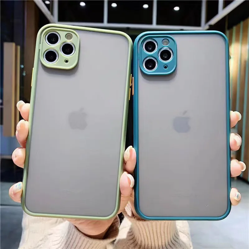 Матовый Прозрачный чехол для телефона Apple iPhone X XR XS 11 Pro Max 8 7 6S 6 Plus мягкий ТПУ
