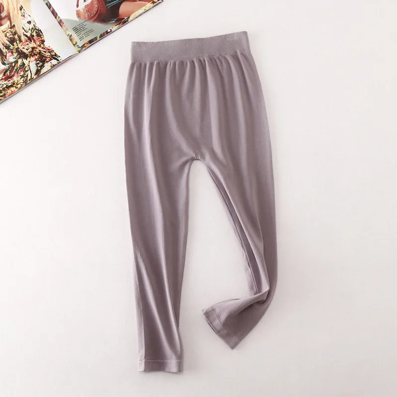 

Korean version of the summer new style bamboo charcoal fiber blended women's seven-point leggings, high waist, thin, stretchy, f