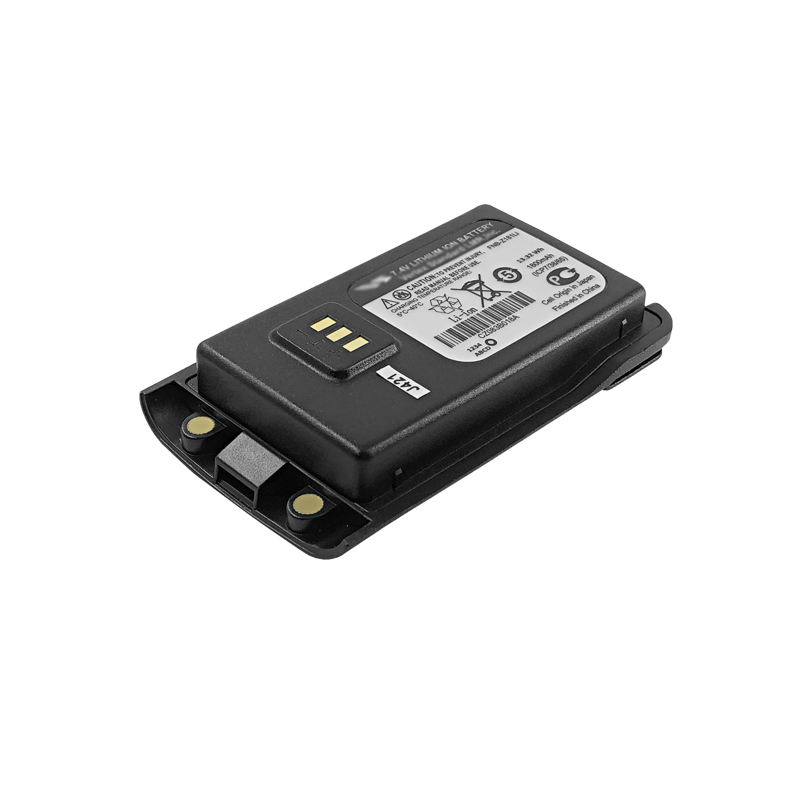 

VBLL FNB-Z181 FNB-Z181Li 1800mAh Battery for Vertex Standard EVX-C31 VZ-30 VZ-30-G6-4 VZ-30-D0-5 Portable Radio Walkie Talkie