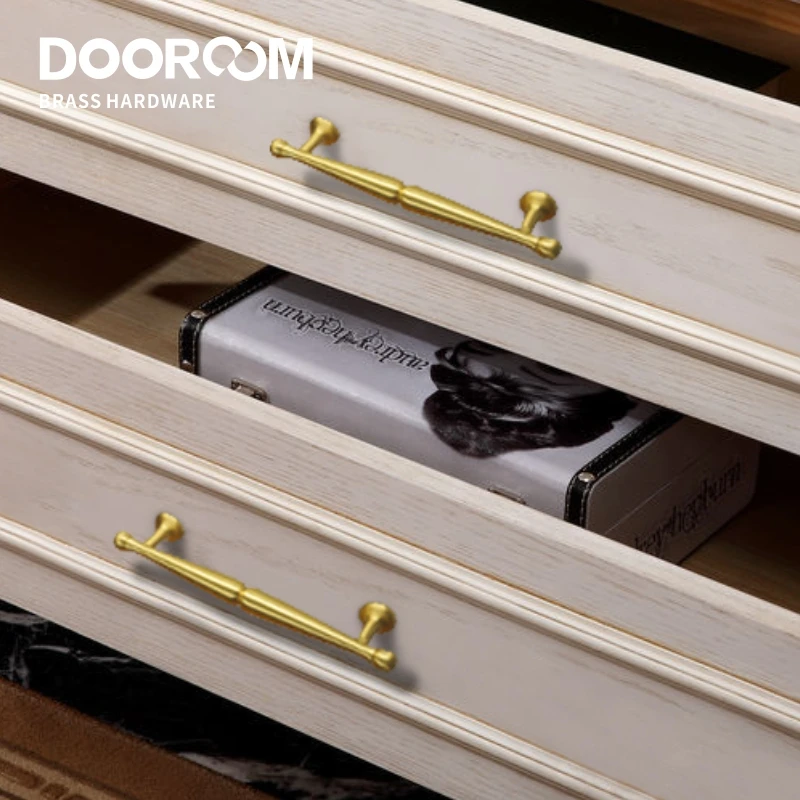 Ручка для кухонного шкафа латунная ручка черного бронзового золотого цвета