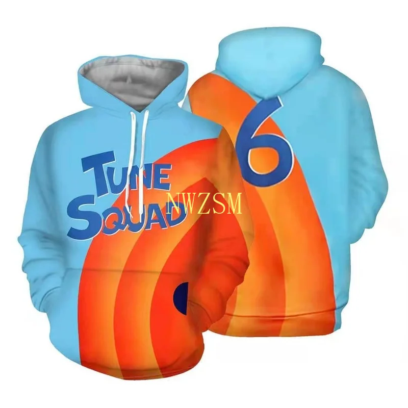 

Space Jam Cosplay Hoodie Pullover 3D Printed Hooded Sweatshirt Men Women Casual Streetwear Zip Up Jacket Coat