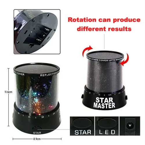 

Star Master Colourful Starry Light Lighting Projector FAS6
