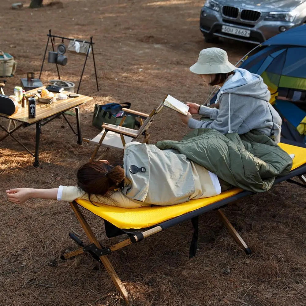 Naturehike новый коврик для кемпинга Cot из древесины алюминия портативный складной