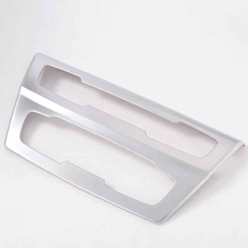 

For BMW X1 F48 20i 25i 25le 2016-2019 ABS Matte Chrome Center Center Console Button Frame Car Accessories For BMW X2 F47 2018